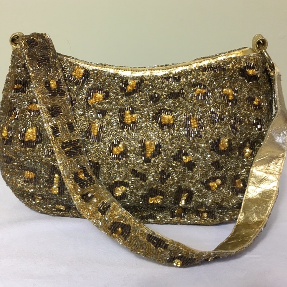 Handbags - Christiana Women's Stunning Beaded Purse Handbag